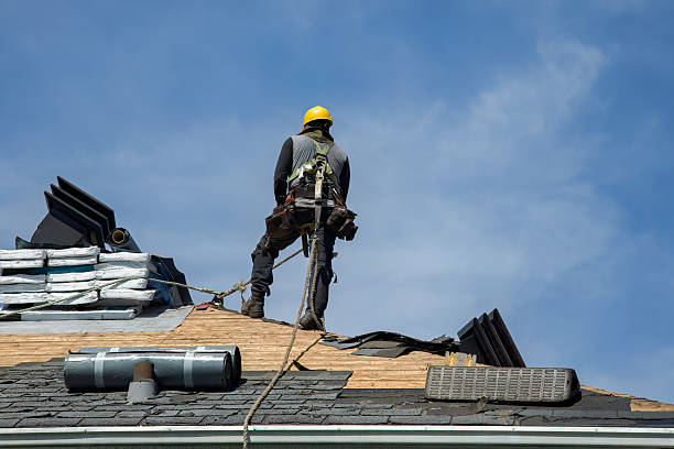 Professional Gutter Installation technician working in Bethel Island, CA